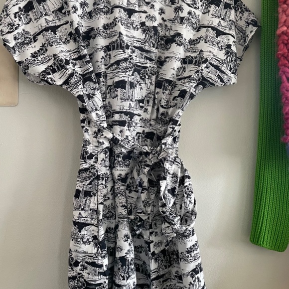 Marine Layer Camila San Francisco Toile Mini Dress S - Picture 3 of 4